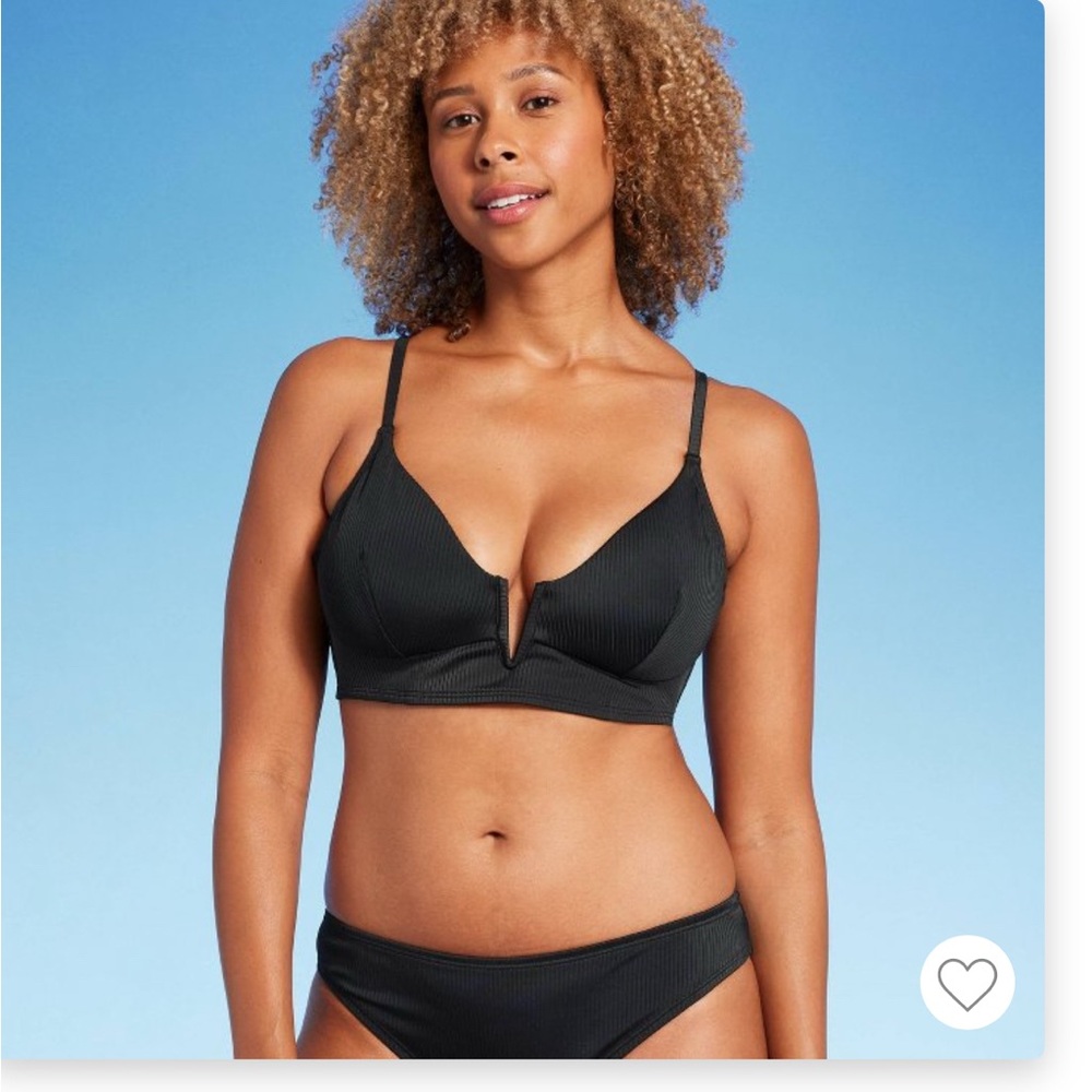 Shade to Shore - Target - Black bikini top - 36C - NWT